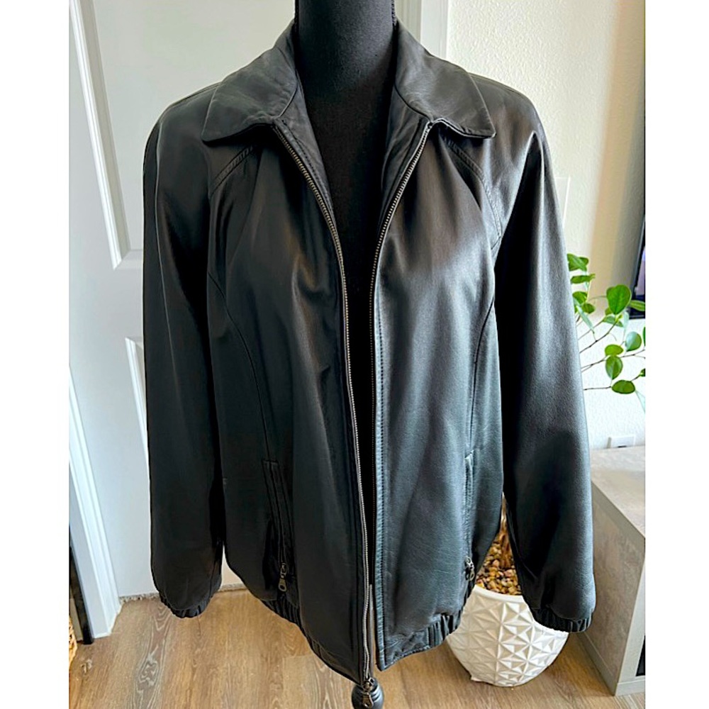 Vintage Preston and York 100% Genuine Leather Jacket